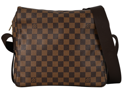 Naviglio Messenger, &pound;550, Handbags, Brown, Canvas, Front view